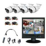 2015 Hot DIY! ! ! Home Security System, 4chs Economic CCTV DVR Kit
