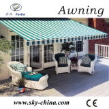 Modern Terrace Motorized Polyester Retractable Awning