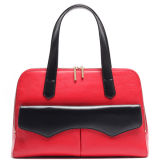 China Supplier Wholesale Handbag Candy Color Leather Satchel Bag (S991-B3141