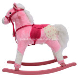 High Quality Pink Plush Rocking Horse Toy for Baby (GT-09940)