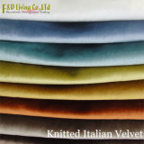 Solid Knitted Italian Velvet Drapery Sofa Fabric (FD8813A Solid)