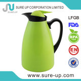 Colored Glass Inner Plastic Handle Water Coffee Flask Jug (JGUT)