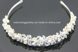 Rhinestone Handmade Wire Wedding Bridle Crown and Tiara H-1104