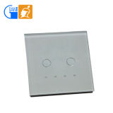 Crystal Glass Touch Screen Light Switch with 1-3gangs