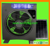DC 12V Electric Rechargeable Solar Table Fan with Lighting