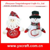 Christmas Decoration (ZY14Y50-1-2 27CM) Christmas Snowman Candy Bag