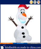 2015 Hot Selling Christmas LED Lighting Inflatable Cartoon Olaf for Decoration