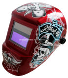 Speed Skull/Solar Powered Welding Helmet 92*42mm (G1190TC)