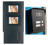 4 Inch Basic Function Video Doorbell with 2 Monitors