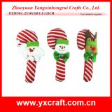 Christmas Decoration (ZY14Y318-1-2-3) Fabric Christmas Festive Holiday Candy Cane Ornament