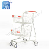 High Quality Not Folded Double Shopping Carts on Sale
