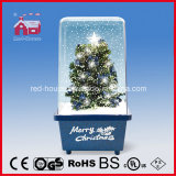 Top Star Decorated LED Lights Snowing Christmas Decoration
