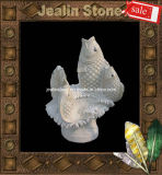 Stone Garden Decoration (fish carving)