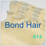 European Remy Blond Color Clip in Hair Extension