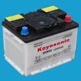 12V DIN Standard Starter Lead Acid Rechargeable Dry Automotive Battery (DIN55)