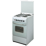 2 Gas Burner 2 Electric Hotplate Free Standing Cooker (KZ-620)