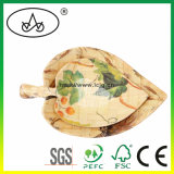Small Bamboo Dinner Plate for Food/Fruit