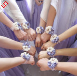 High Quality Wedding Decor Artificial Silk Wrist Flower