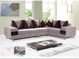 Sofa With up-Market Linen Imitation Fabric