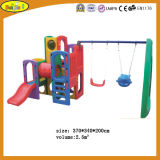Plastic Slide for Children with Swing