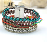 Luxury Handmade Bracelets Copper Coin Bracelets Beads Bangles
