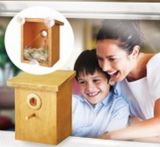 Birdhouse Bird Cage Plastic But Like Wood Material