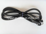 10mm Black Polyester Latex Elastic Rope with Hook