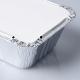 Square Household Aluminium Foil Contanier/ Foil Tray with Paper Lid