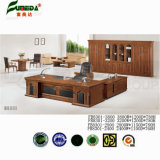 MDF High End Wood Veneer Office Table with PU Cover