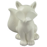Animal Shaped Porcelain Craft, Ceramic Fox 6544