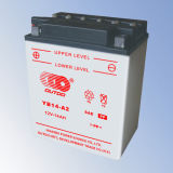 Yb14-A2, Motorcycle Battery with 12V Voltage and 14ah Capacity,
