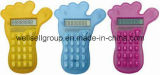 Pocket Cartoon Calculator/Handheld Calculator (foot-shaped)