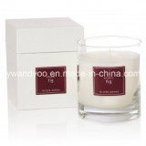 Fig Scented Candle in Clear Glass Jar