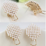 Jewelry with Pearl Clip Earrings for Women Fashion Beauty