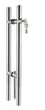 Stainless Steel Handle with Lock for Galss and Wooden Door (JD-L01)