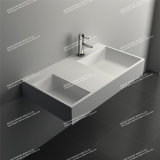 Varies Stylish Solid Surface Wall Hung Hand Wash Basin/Sink (JZ1032)