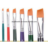 Professional Long Handle Angular Nylon Artist Brush Set