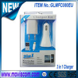 USB Muti-Function Travel Charger for MP3 (GLMFC080EU)