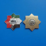 Custom UAE Eight Points Star Gold Badges Souvenir