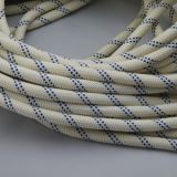 8mm White and Blue Nylon Rope