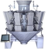 Multi-Head Weigher with Dimpled Bucket for Sticky Products