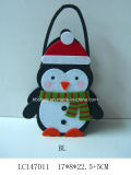 New Christmas Penguin Felt Basket