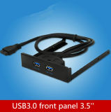 Tian USB 3.0 20 Pin 2 Ports Front Panel Floppy Disk Bay Hub Bracket Cable