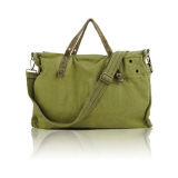 New Leisure Bag Fashionable Canvas Olive Shoulder Bag Slung Satchel