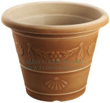 Brown Painting Flower Pot (KD3102CP-KD3105CP)