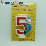 Delicated Cartoon Number Candle for Sale