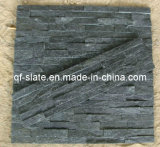 Natural Black Quartzite Stone Veneer, Natural Quartz Stone Tile