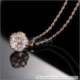 VAGULA Imatation Zircon Flower Necklace Jewellery (HLN16410)