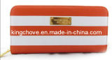Fashion PU with White/Orange Straps Wallet (KCW01)