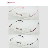 2012 New Design Metal Rimless Eyeglasses Optical Eyewear (870)